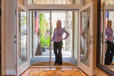 GENIUS® "MILANO 200" RETRACTABLE FRENCH SCREEN DOOR Milano200 Retractable French Screen Door by Genius