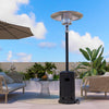 48000 BTU Propane Freestanding Patio Heater with Cover & Wheels for Outside Decks