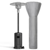 48000 BTU Propane Freestanding Patio Heater with Cover & Wheels for Outside Decks