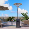 48000 BTU Propane Freestanding Patio Heater with Cover & Wheels for Outside Decks