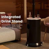 Portable Patio Heater Propane - 48,000 BTU with Table Design & Wheels, Commercial & Residential
