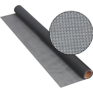 No-See-Um 20x20 Mesh-Screen Mesh-ShadeScreenSolutions-36 Inches Wide X 100 Feet Long-Charcoal-